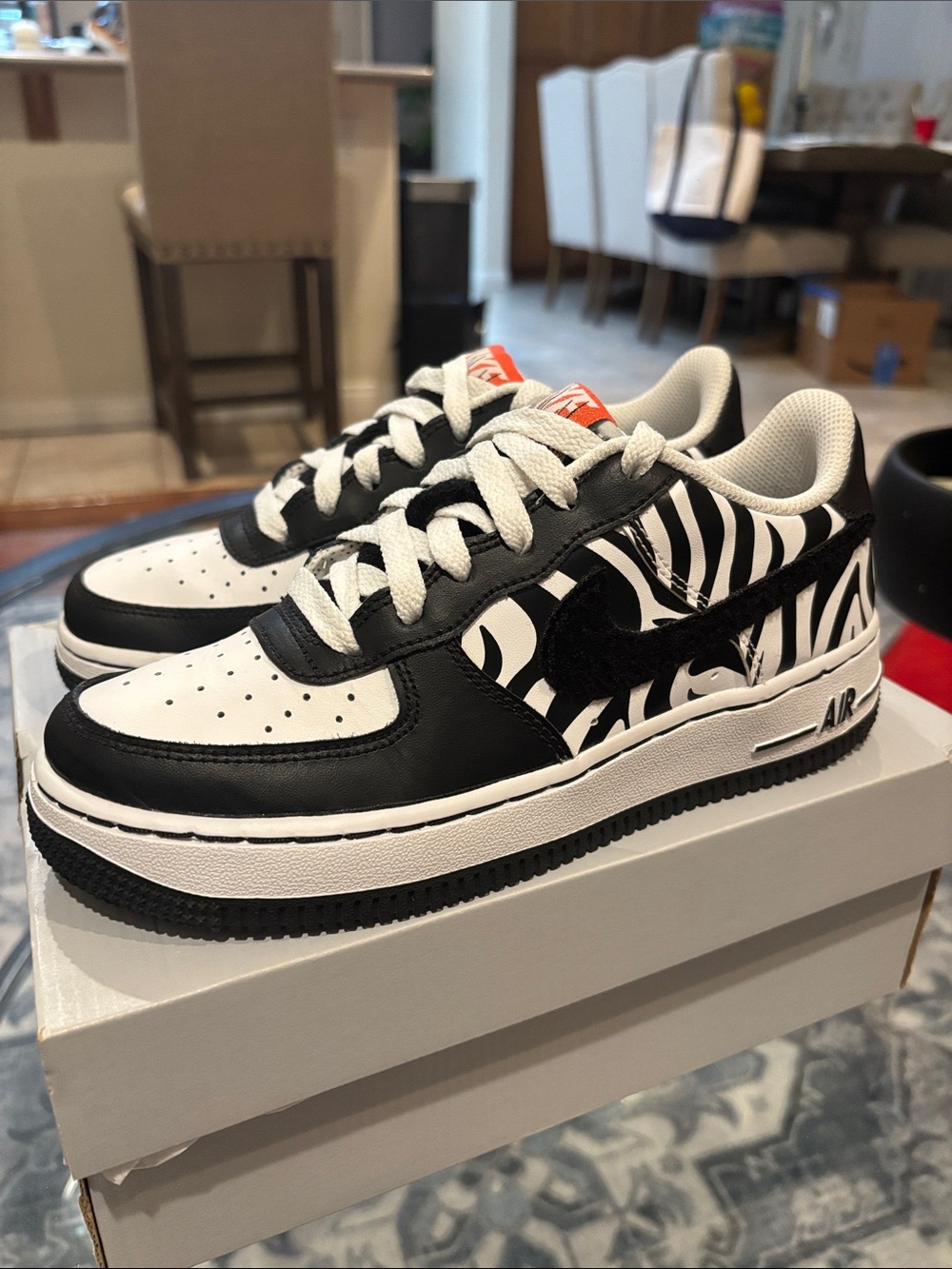 Nike Air Force 1 Low GS “Zebra Print”